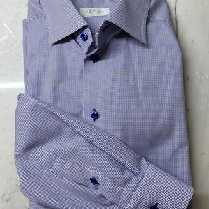 Eton Contemporary Dress Shirt blue 41x16